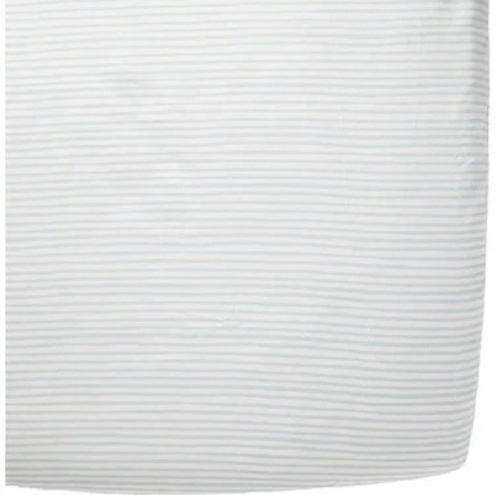 Roller Rabbit Blue Stripes Crib Sheet